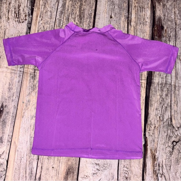 Kanu Surf Girls Rashguard Swim Top Purple Heart Size Small 8 - Picture 6 of 6